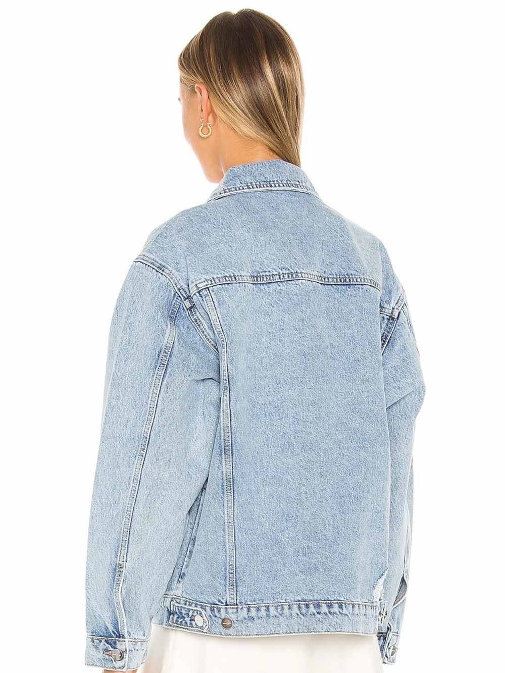 Anine Bing Blue Denim Jean Jacket - Picture 2 of 4